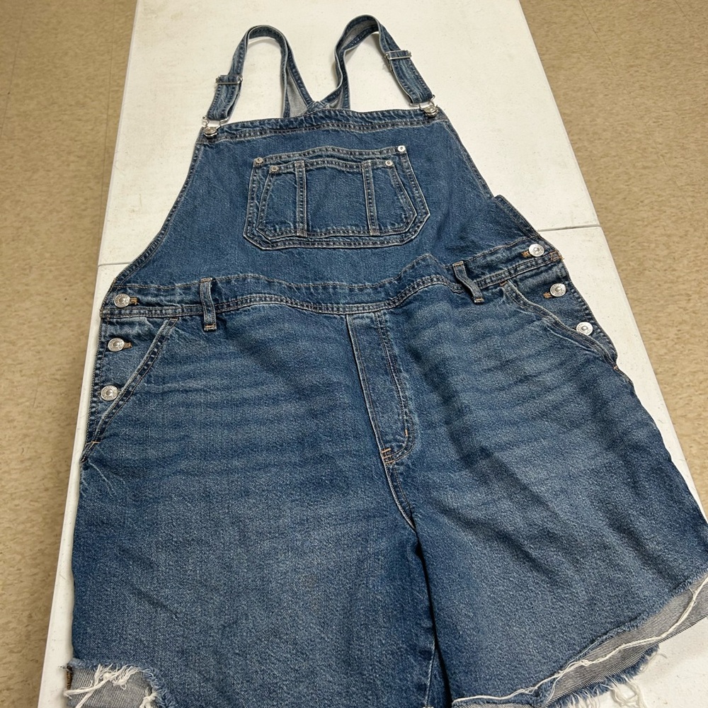 American Eagle Outfitters Blue Denim Overalls
